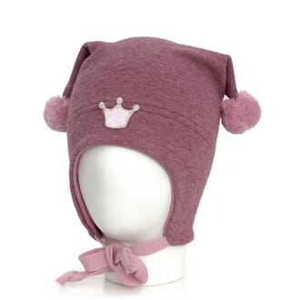Windproof hat crown wo/co warm pink/pink - Kivat