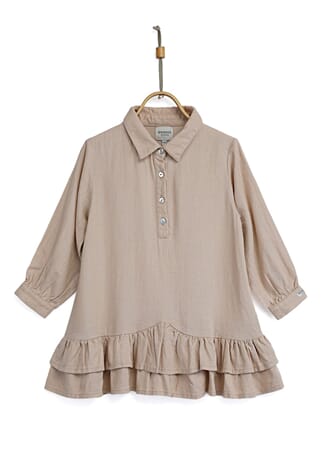 Juul Dress Beige - Donsje
