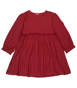 Elve Dress deep red - Gullkorn