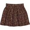 Skirt Selma blue flowers - Wheat