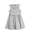 Dress Oda pearl blue flowers - Wheat