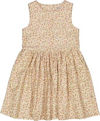 Dress Thelma summer flowers - Wheat