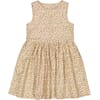 Dress Thelma summer flowers - Wheat