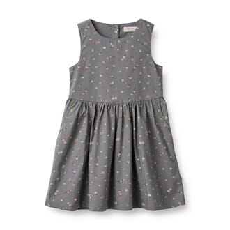 Dress Thelma autumn sky flowers - Wheat
