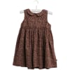 Dress Eila soft eggplant flowers - Wheat