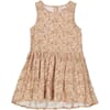 Dress Sarah clam flowers - Wheat