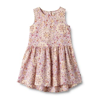 Dress Sarah carousels and flowers - Wheat