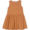 Dress Hella embroidery flowers - Wheat