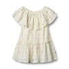 Dress Bitten blue flowers - Wheat