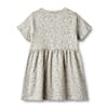 1561j-178a GOTS - Jersey Dress S-S Anna - 3337 sandshell mini flowers - Extra 1