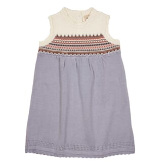 Mona dress Lavender Grey - MeMini
