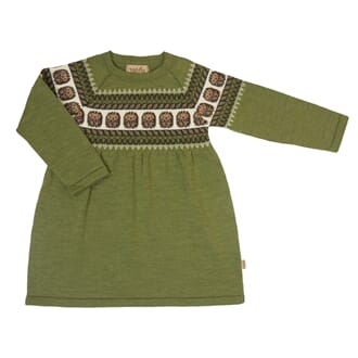 Tilla Strikkekjole Green - MeMini