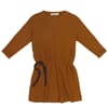 Textured blouson dress golden olive - Phil & Phae