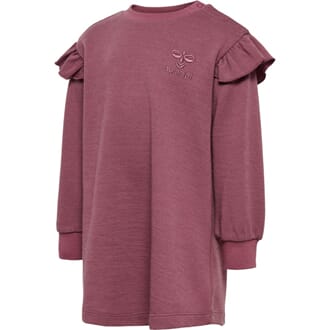 Wulbato Dress Ls rose brown - Hummel