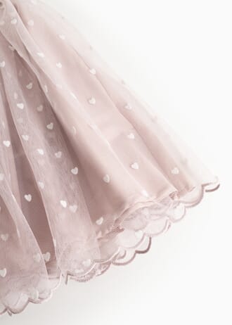 Solvig ballerina cloud gray hearts - MarMar