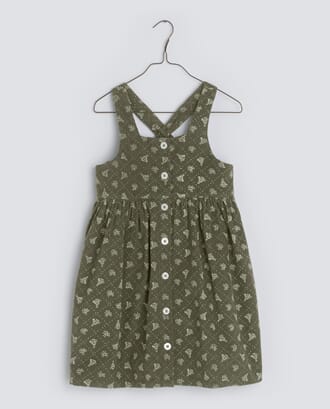 Dorcas pinafore garden floral - Little Cotton Clothes