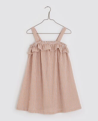 Marie Frill Dress Caramel - Little Cotton Clothes