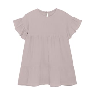 Dress SS Muslin cloud gray - Huttelihut