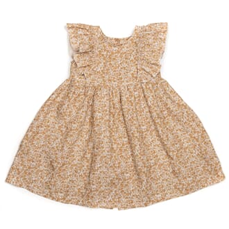 Isabell Dress mustard - Huttelihut