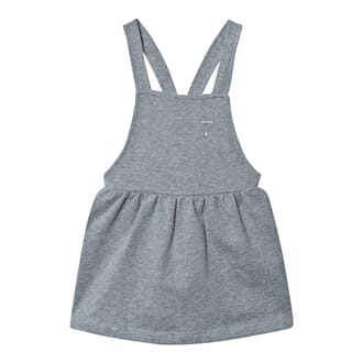 Pinafore Dress Grey Melange - Gray Label