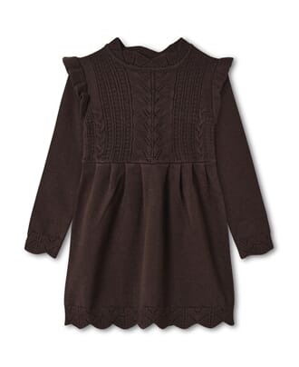 Alilly Dress coffee bean - Fliink