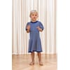 F1397 - ANCHOR STRIPE SS DRESS - MAZERINE BLUE CLOUD DANCER STRIPE - Extra 0