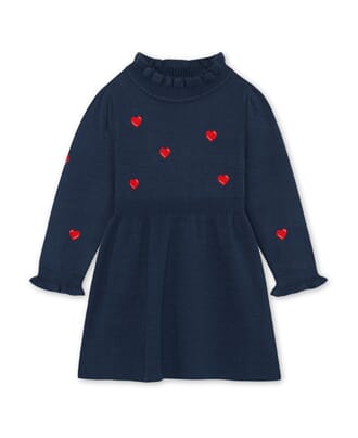 Benna Winter Dress insignia blue - Fliink