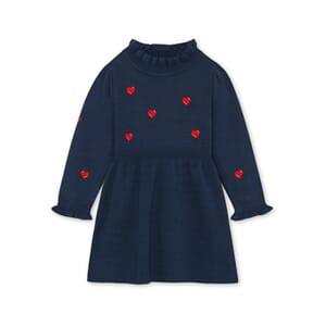 Benna Winter Dress insignia blue - Fliink