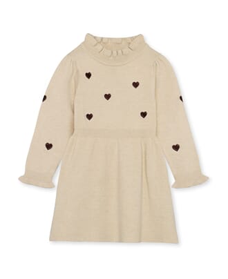 Benna Winter Dress sandshell - Fliink