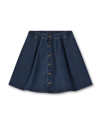 Don Denim Skirt dark denim blue - Fliink