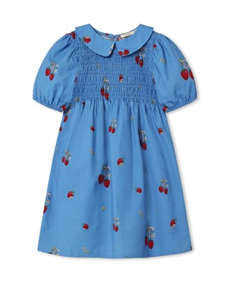 Elma SS Dress marina blue  - Fliink