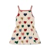 Classic Strap Dress bon coeur coloré - Konges Sløjd