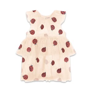 Fayette Dress ladybug glitter - Konges Sløjd
