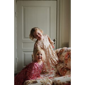 Lila Sequins Bow Dress gold glitter - Konges Sløjd
