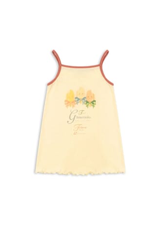 Era Strap Dress banana crepe - Konges Sløjd