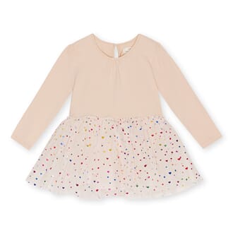 Fairy Ballerina Dress multi heart - Konges Sløjd