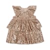 Starla Sequin Dress gold - Konges Sløjd