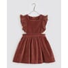 Betty Pinafore Copper velvet - Little Cotton Clothes