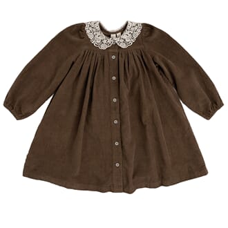 Delia Dress Nut - Little Cotton Clothes