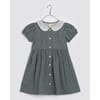 Audrey Dress blue check - Little Cotton Clothes
