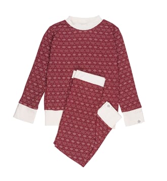 Glede Pyjamas Set deep red - Gullkorn