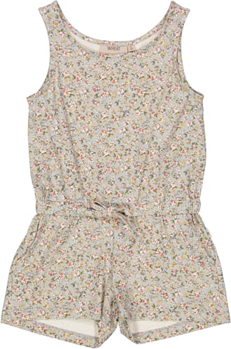 Jumpsuit Dahila dusty dove flowers - Wheat