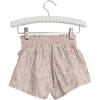 Shorts Alvira rose flowers - Wheat