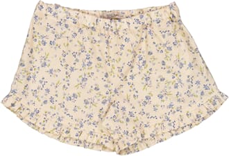 Shorts Inger alabaster flowers - Wheat