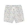 Villvette Shorts varm hvit blomsterprint - Gullkorn