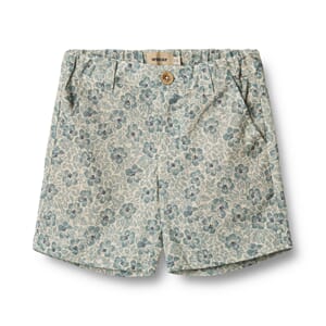 Shorts Elvig aqua hawaii flowers - Wheat