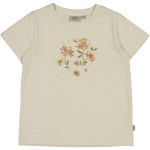 T-Shirt Flower eggshell - Wheat