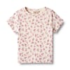 T-Shirt S/S Manna shell flowers - Wheat