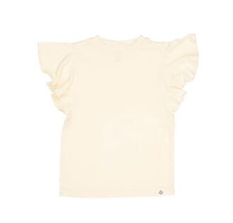 Emma T-Skjorte varm hvit - Gullkorn