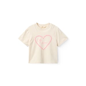 T-shirt with embr. and hearts - Copenhagen Colors